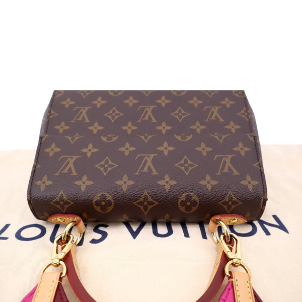 LOUIS VUITTON Cluny BB Monogram Canvas Shoulder Bag Fuchsia