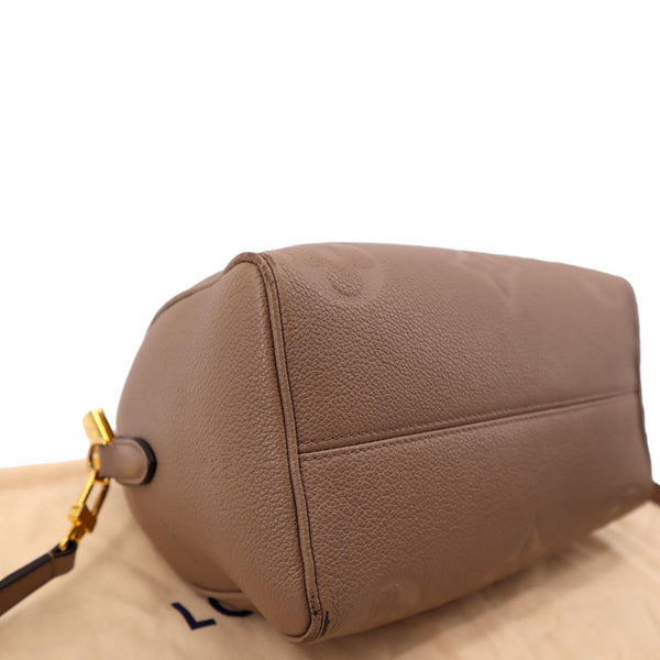 LOUIS VUITTON Speedy 25 Bandouliere Monogram Empreinte Shoulder Bag Tourterelle