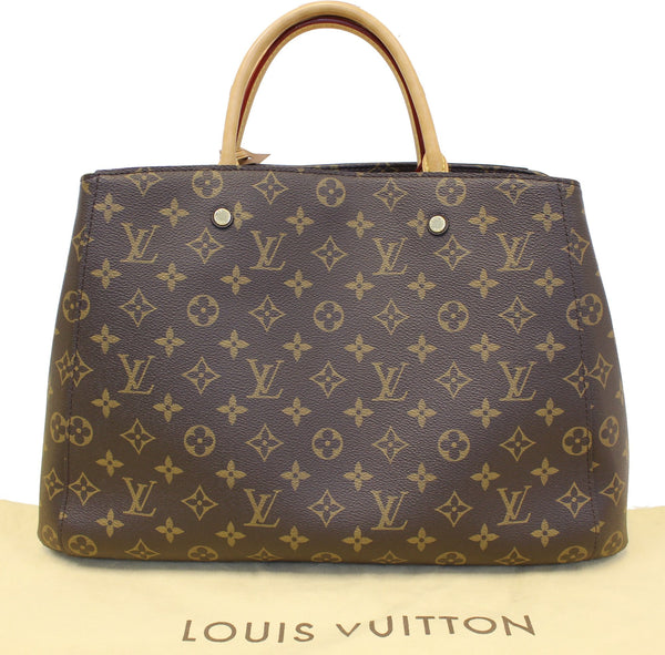 LOUIS VUITTON Monogram Canvas Montaigne GM Shoulder Handbag