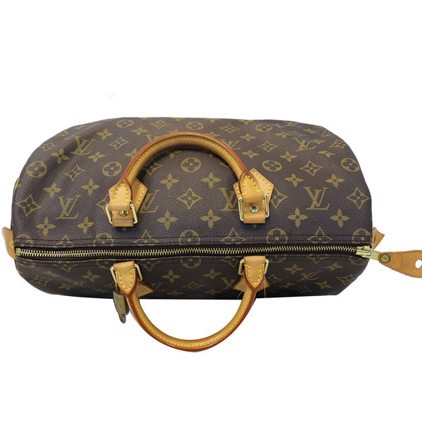 LOUIS VUITTON Speedy 35 Monogram Canvas Satchel Bag