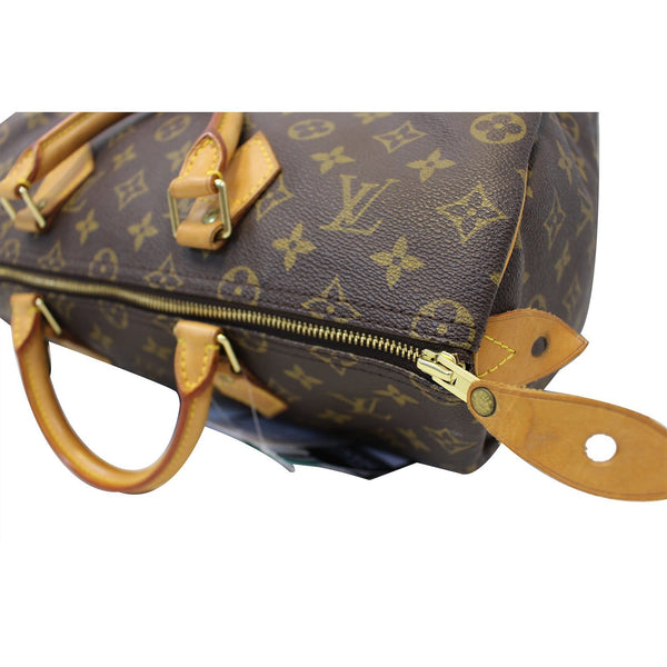 LOUIS VUITTON Speedy 35 Monogram Canvas Satchel Bag