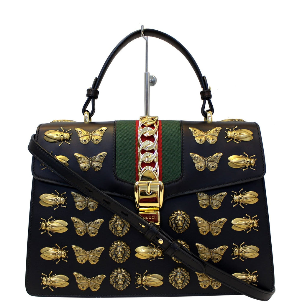 Burberry Handbag 395023, gucci sylvie animal studs leather mini bag item