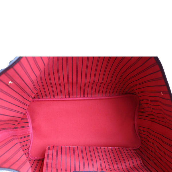 LOUIS VUITTON Neverfull GM Damier Ebene Tote Shoulder Bag Brown