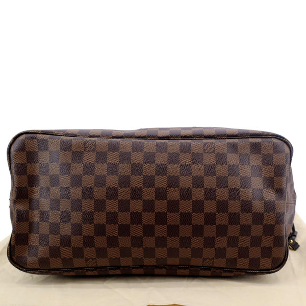 LOUIS VUITTON Neverfull GM Damier Ebene Tote Shoulder Bag Brown