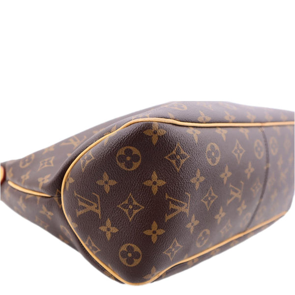 LOUIS VUITTON Delightful PM Monogram Canvas Hobo Bag Brown