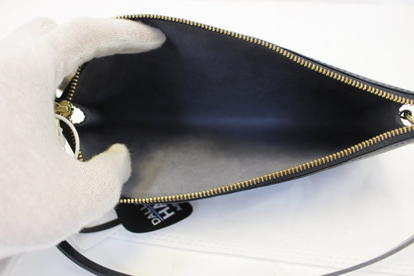 LOUIS VUITTON Epi Leather Black Pochette Accessoires Pouch