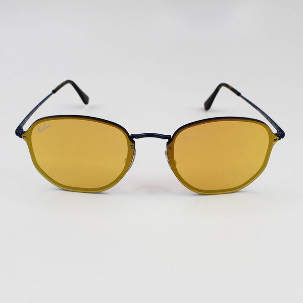 Ray-Ban Blaze Hexagonal Blue Sunglasses full rim frame