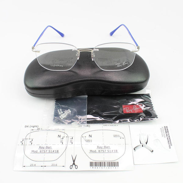 Ray-Ban RX8757 1193 51 Eyeglasses Demo Lens