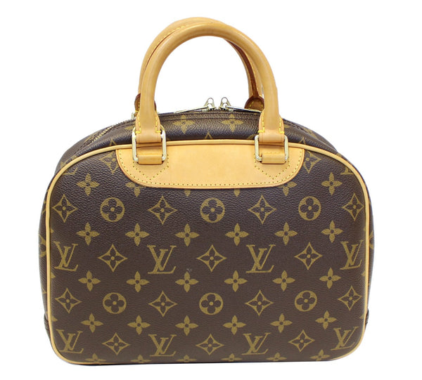 LOUIS VUITTON Monogram Canvas Trouville Boston Travel Handbag