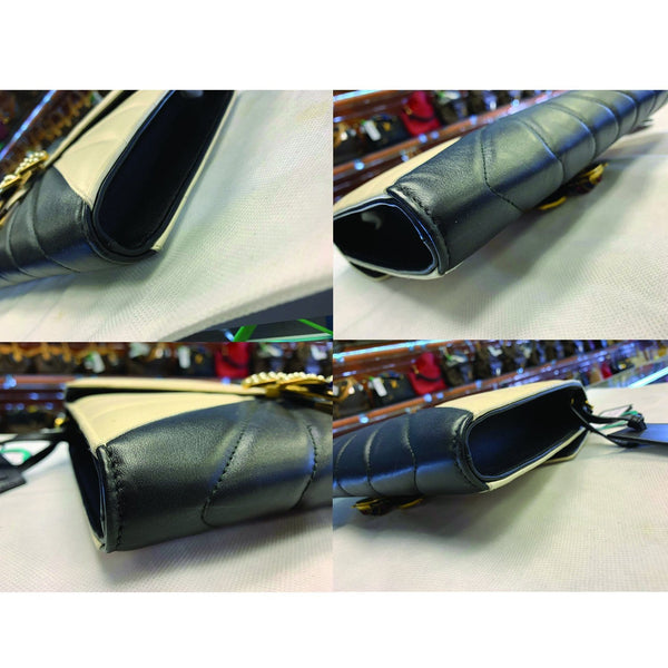 GUCCI Queen Margaret Matelasse Leather Clutch Bag