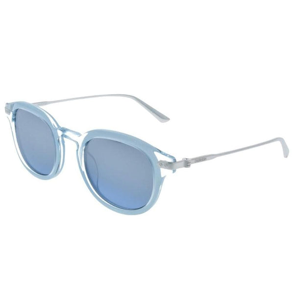 CALVIN KLEIN CK18701S 451 50 Crystal Light Blue Sky Sunglasses Blue Lens