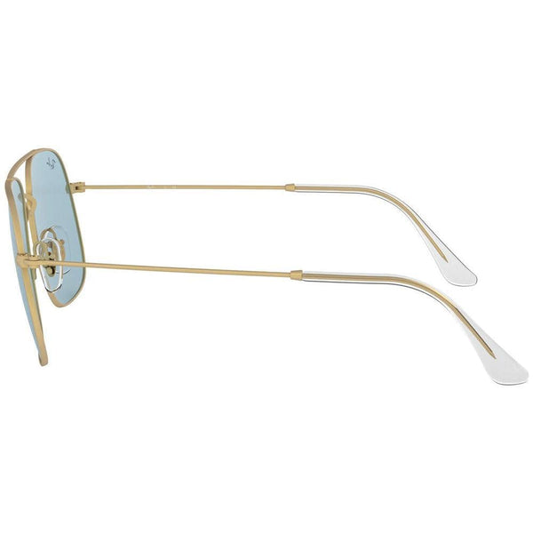 Ray-Ban Sunglasses RB3595 901380 56 Gold Frame Light Blue Classic Lens