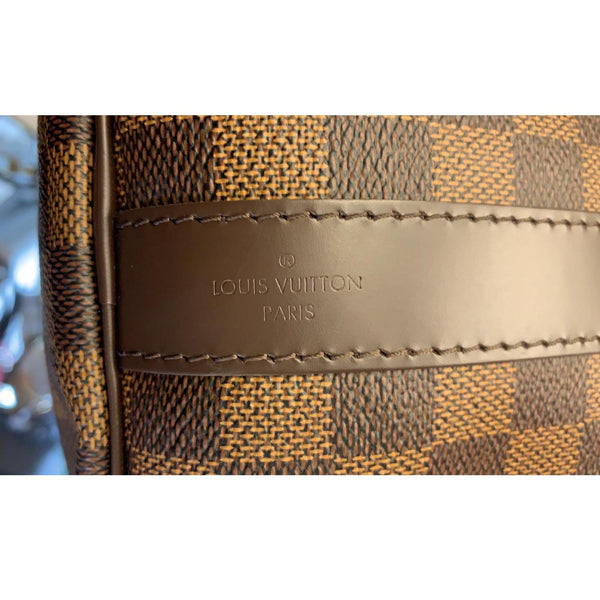 LOUIS VUITTON Keepall 45 Bandouliere Damier Ebene Travel Bag Brown-US