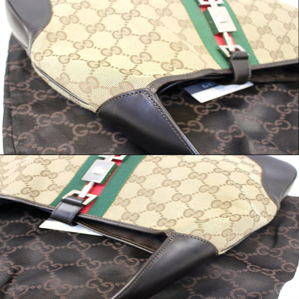 GUCCI Jackie O Web GG Canvas Hobo Bag-US