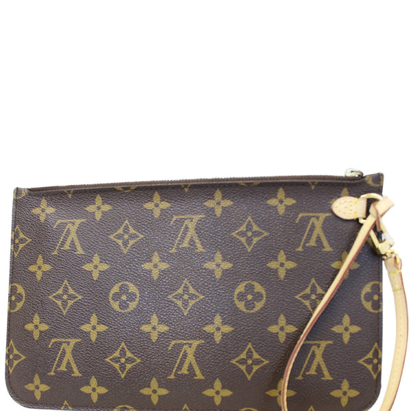 LOUIS VUITTON Pochette Wristlet Pouch Monogram Canvas Neverfull MM