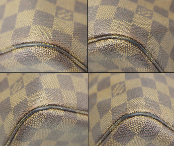 LOUIS VUITTON Neverfull MM Damier Ebene Tote Shoulder Bag-US