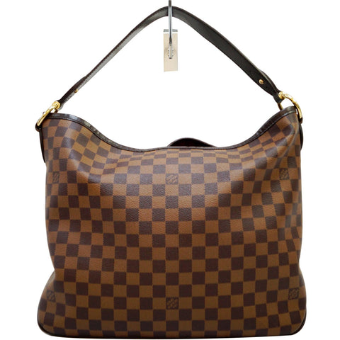 LOUIS VUITTON Damier Ebene Delightful MM NM Hobo Bag-US