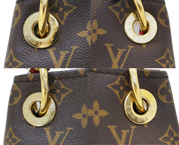 Louis Vuitton Artsy MM Monogram Canvas Tote Handbag
