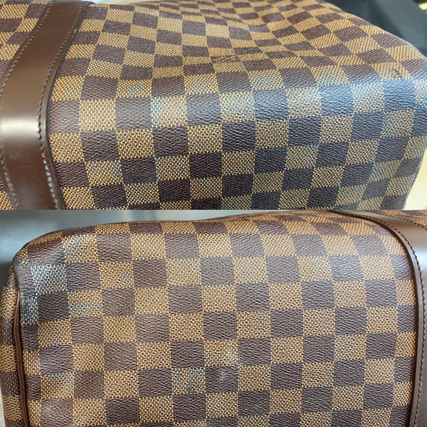 LOUIS VUITTON Keepall Bandouliere 55 Damier Ebene Travel Bag Brown - 20% OFF