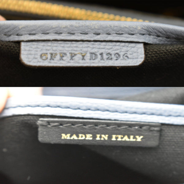 BURBERRY Banner Medium House Check Tote Bag Blue