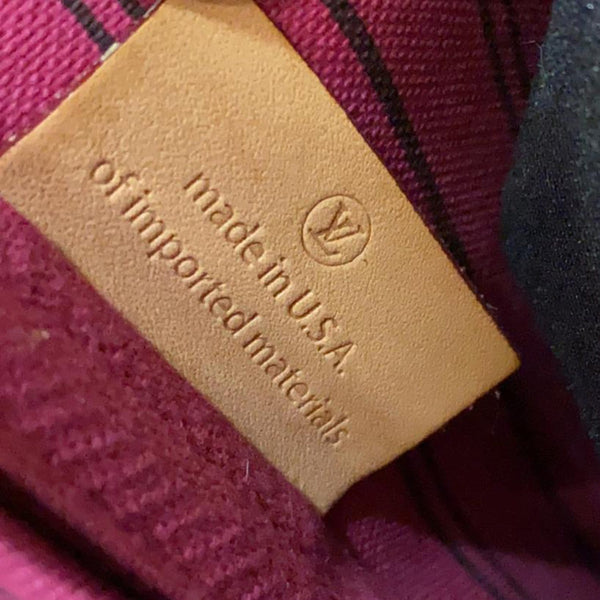 Lv Neverfull MM Monogram Canvas Tote Bag - made in USA