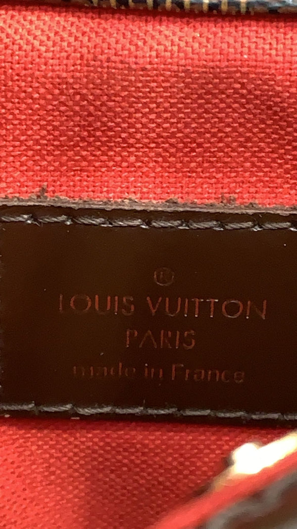 LOUIS VUITTON Bloomsbury PM Damier Ebene Crossbody Bag Brown