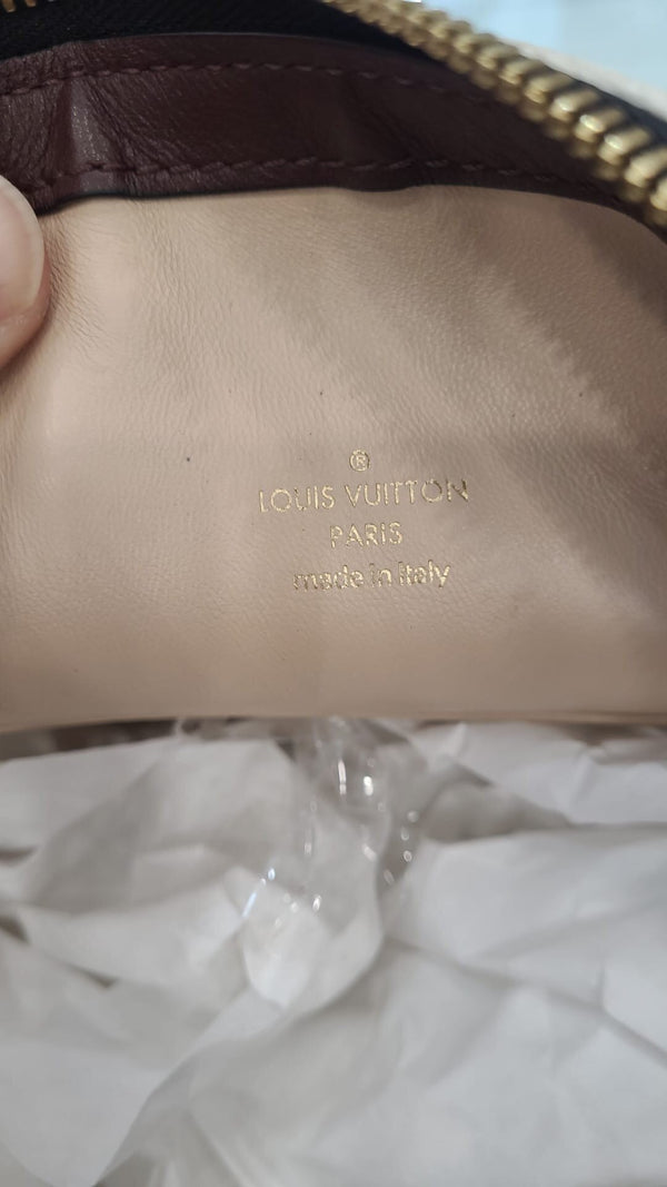 LOUIS VUITTON Speedy Amazon PM Monogram Canvas Crossbody Bag White Chocolat