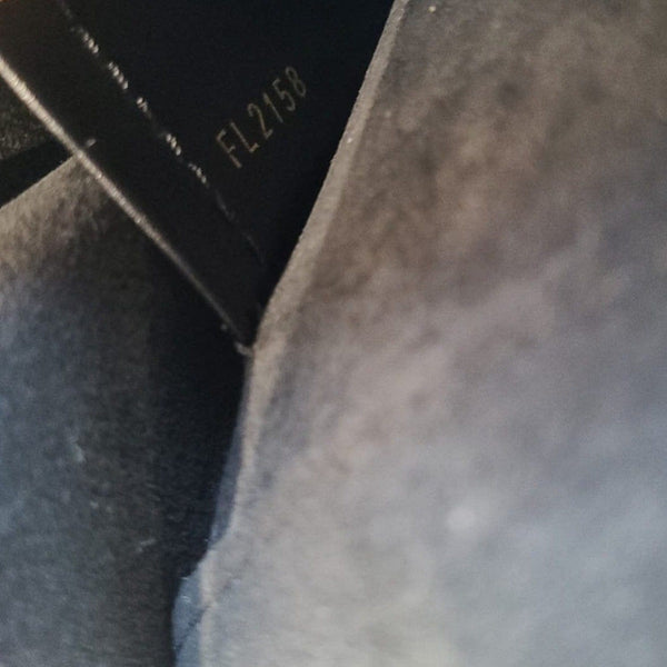 LOUIS VUITTON Chain Louise GM Calfskin Leather Shoulder Bag Black