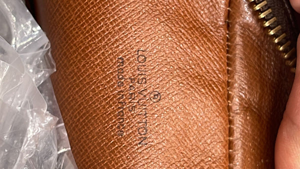 LOUIS VUITTON Amazone Monogram Canvas Crossbody Bag Brown