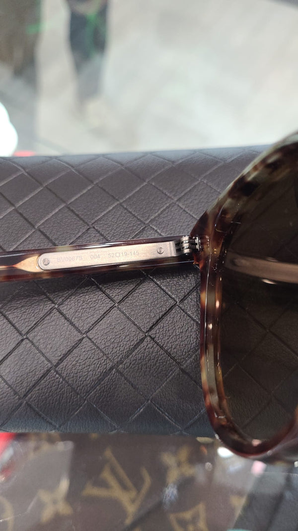 BOTTEGA VENETA BV0067S 004 Women Havana Sunglasses Brown Lens