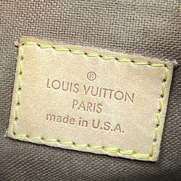 LOUIS VUITTON Thames PM Monogram Canvas Shoulder Bag Brown