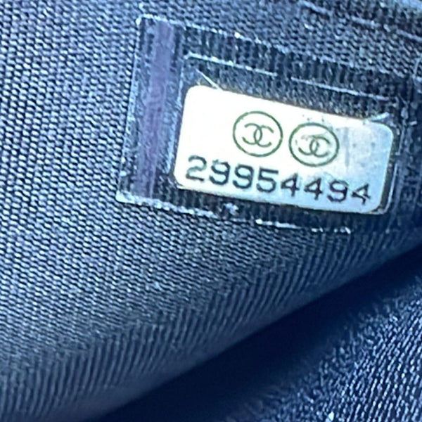 CHANEL Trendy CC Woc Lambskin Leather Crossbody Bag Black