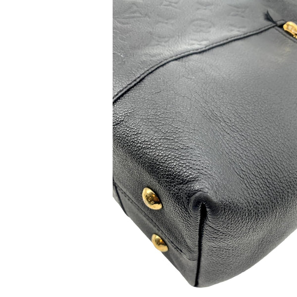 LOUIS VUITTON Melie Empreinte Leather Hobo Shoulder Bag Black