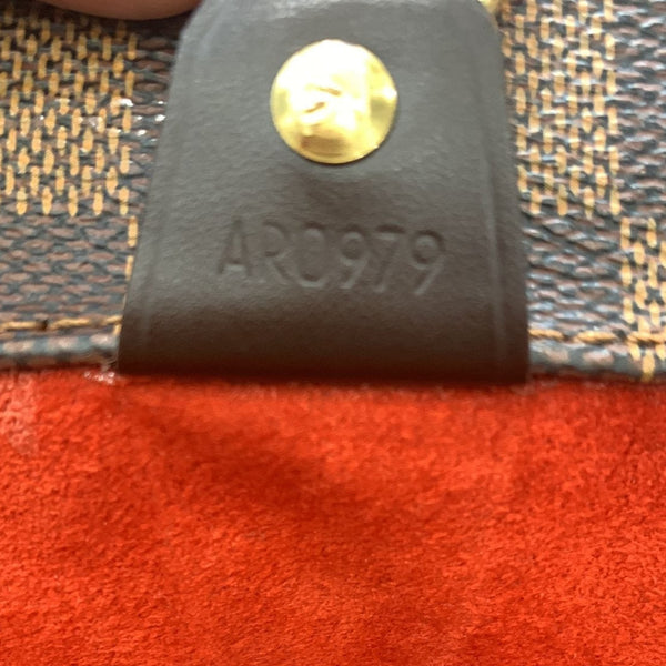 LOUIS VUITTON Parioli GM Damier Ebene Tote Shoulder Bag Brown