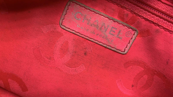 CHANEL Cambon Line Leather Shoulder Bag Black