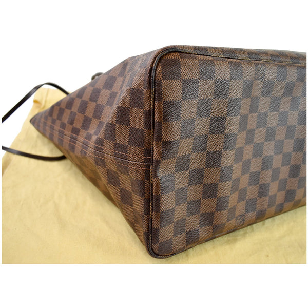 LOUIS VUITTON Neverfull GM Damier Ebene Tote Shoulder Bag Brown