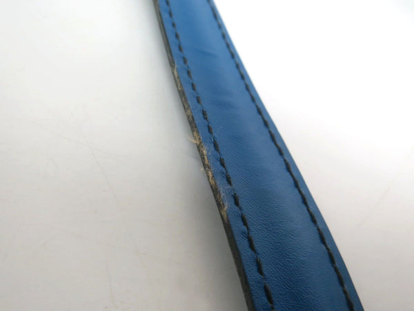 LOUIS VUITTON Cartouchiere Epi Leather Blue Toledo Shoulder Bag