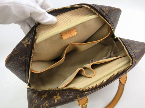 LOUIS VUITTON Bowling Vanity Deauville Monogram Hand bag