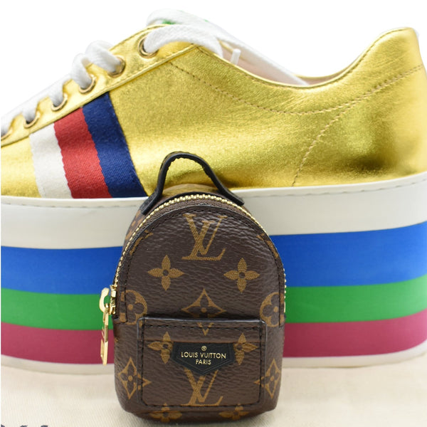 LOUIS VUITTON Party Palm Springs Monogram Canvas Bracelet Brown