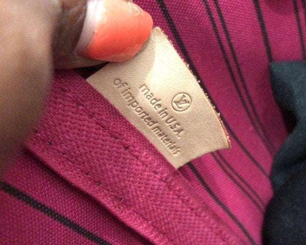 LOUIS VUITTON Neverfull MM Monogram Canvas Tote Shoulder Bag Brown