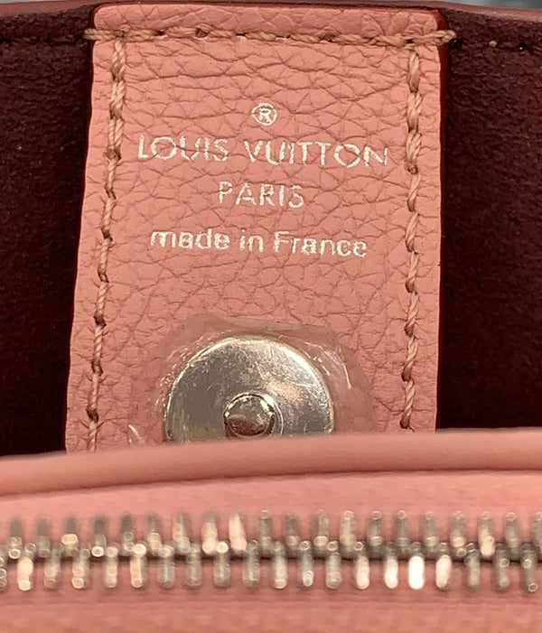 LOUIS VUITTON Lockmeto Calfskin Leather Tote Bag Rose Pink