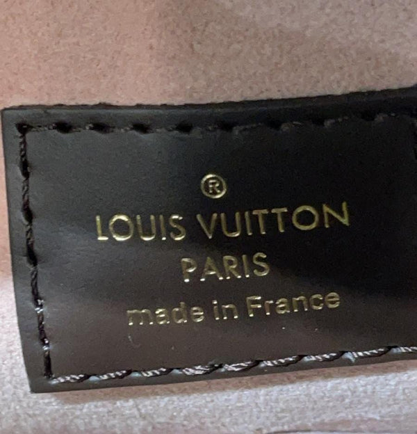LOUIS VUITTON Jersey Damier Ebene Shoulder Bag Magnolia