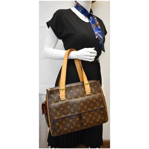 LOUIS VUITTON Viva Cite GM Monogram Canvas Shoulder Bag Brown