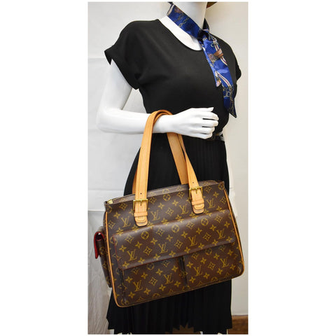 LOUIS VUITTON Viva Cite GM Monogram Canvas Shoulder Bag Brown