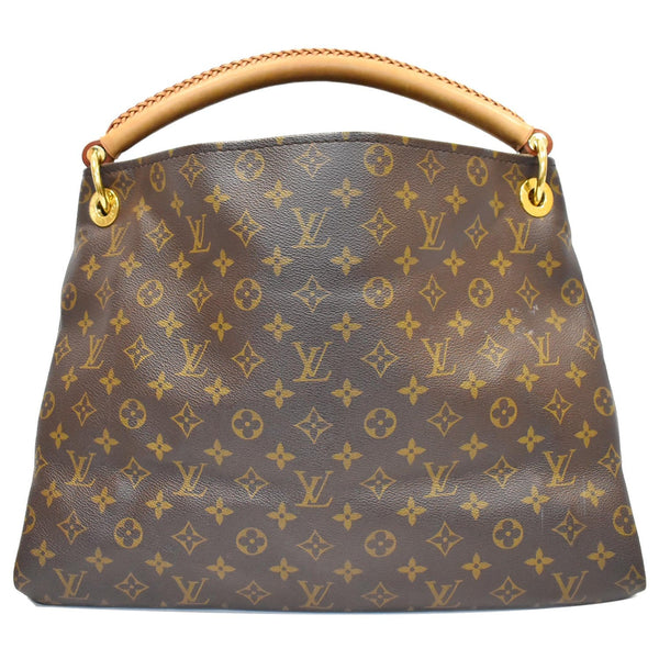 LOUIS VUITTON Artsy MM Monogram Canvas Hobo Bag Brown