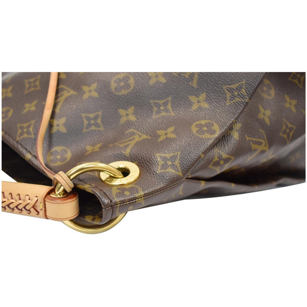 LOUIS VUITTON Artsy MM Monogram Canvas Hobo Bag Brown