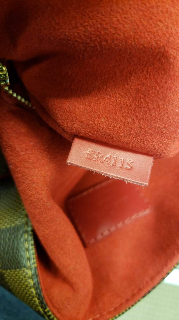 LOUIS VUITTON Caissa Damier Ebene Hobo Bag Brown