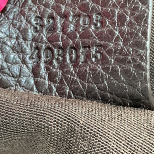 GUCCI GG Canvas Shopping Tote Bag Black 327793