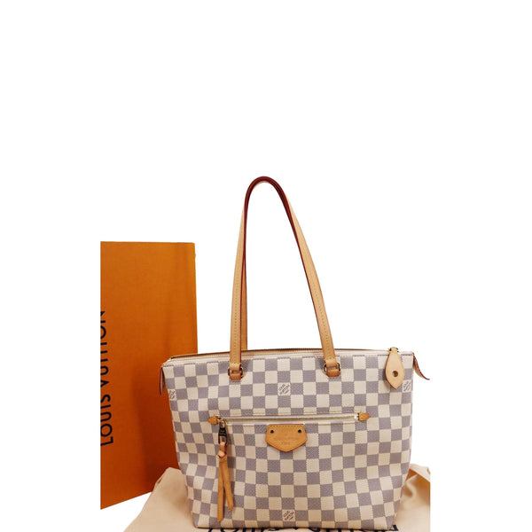 LOUIS VUITTON Iena PM Damier Azur Shoulder Bag White