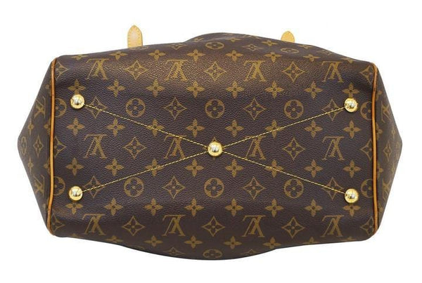 LOUIS VUITTON Monogram Tivoli GM Brown Tote Shoulder Bag